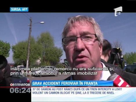 Grav accident feroviar în Franța: 37 de oameni au fost răniţi