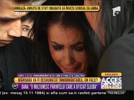 Oana Zăvoranu: "Nu mă interesează opinia Patriarhiei"