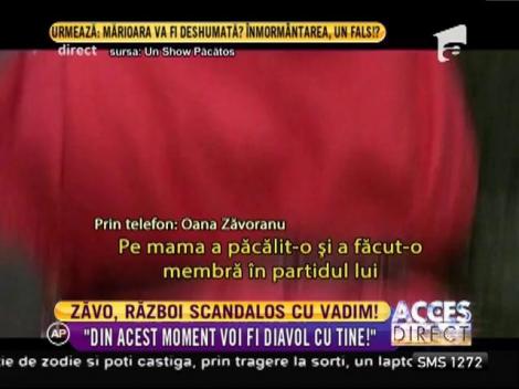 Războiul dintre Oana Zăvoranu şi Corneliu Vadim Tudor a atins cote nebănuite!