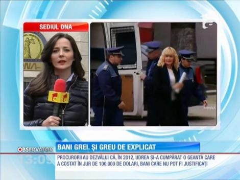 Elena Udrea nu poate justifica o sumă mare de bani