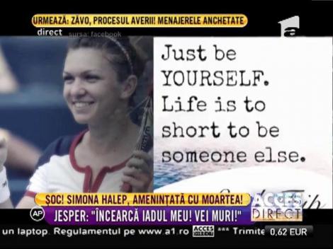 Şoc! Simona Halep a fost ameninţată cu moartea de un fan danez