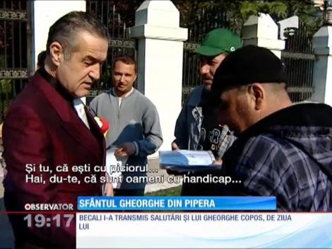 De ziua lui, George Becali a mers la biserică