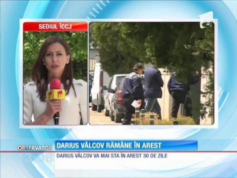Darius Vâlcov rămâne în arest