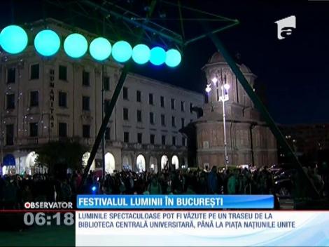Prima ediție a Festivalului Internațional al Luminii are loc la București