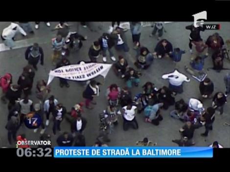 Proteste de stradă la Baltimore