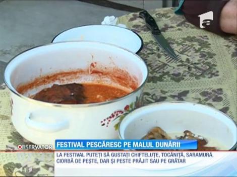 Festival pescăresc pe malul Dunării