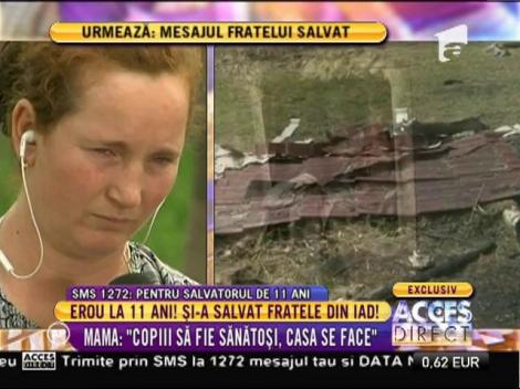 Casă făcută scrum, speranțe arse