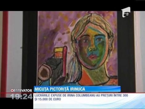 Fiica lui Irinel Columbeanu a avut prima expoziţie de pictură!