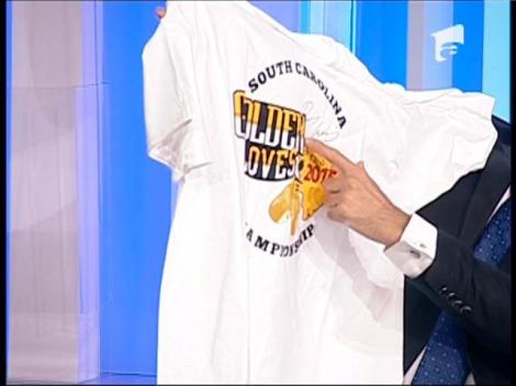 Mircea Badea a primit un tricou cu autograful lui Paul Williams