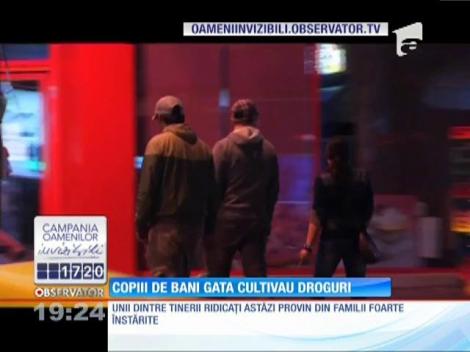 Copii de bani gata, traficanţi de droguri