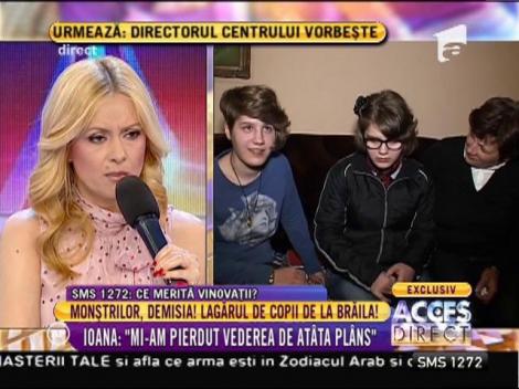 Ioana, asistent maternal: ”Mi-am pierdut vederea de atâta plâns!”