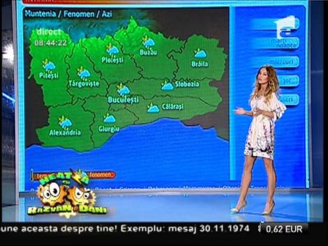 Ploile se întorc şi avem nevoie de umbrele! Vremea cu Flavia Mihăşan