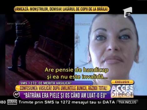 Românca din Italia care și-a bătut joc de o femeie în vârstă: ”Bătrâna era piele și os când am luat-o eu”