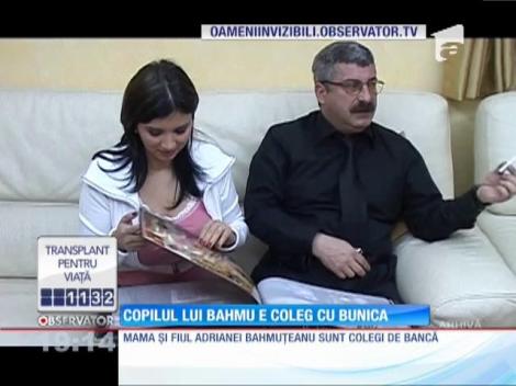 Copilul Adrianei Bahmuţeanu este coleg de bancă cu bunica!