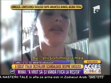 Femeia care a scandalizat Italia cântă cu patos pentru copiii ei