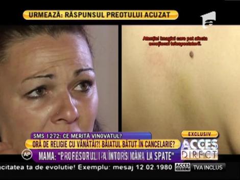 Elev de clasa a VII-a snopit în bătaie de profesorul de religie