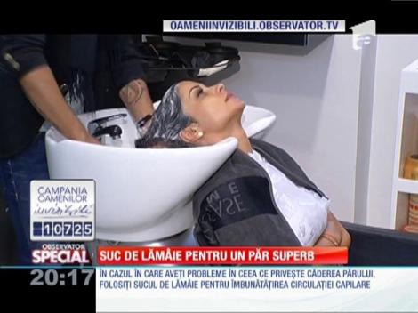 Special! Sucul de lămâie face părul frumos