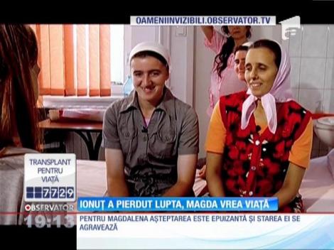 Campania oamenilor invizibili / Ionuț a pierdut lupta, Magda vrea viață