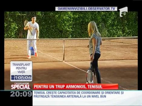 Special! Corpul frumos cu tenis se ține