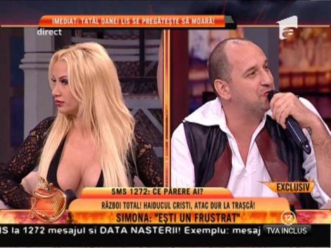Simona Traşcă, către Cristi de la "Haiducii": "Eşti un leşinat şi o lepădătură de om"