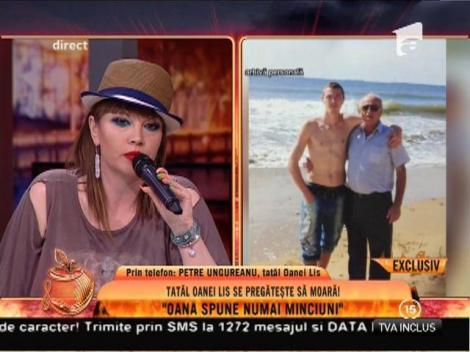 Confruntare şoc între Oana Lis şi tatăl Petre Ungureanu!