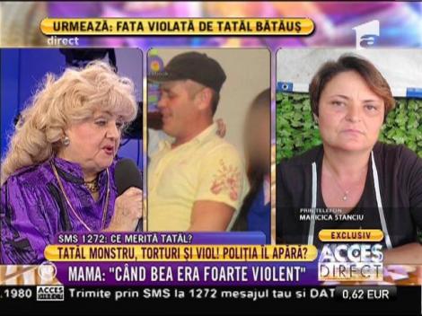 Fosta soţie a tatălui bătăuş: ”M-a bătut timp de 17 ani. Când bea era foarte violent”