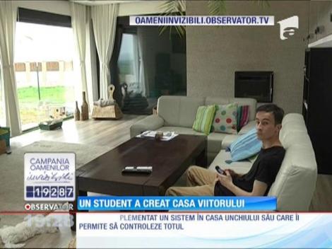 Un student din Sibiu a creat casa viitorului