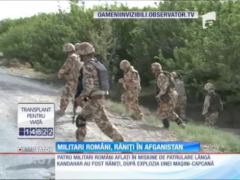 Militari români, răniţi în Afganistan