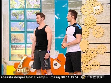 Fitness la Neatza! Exerciţii pentru abdomen cu schimbări de picioare
