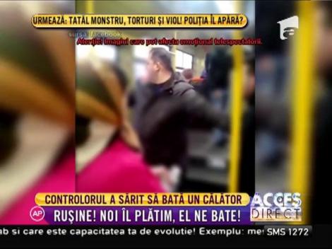 Călător agresat de un controlor RATB!