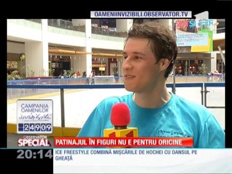 SPECIAL! Geanina Ilieş şi Daniel Osmanovici, la patinaj