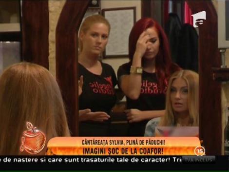 Imagini şoc la coafor! Cântăreaţa Sylvia, plină de păduchi!