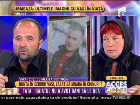 Tatăl tânărului decedat în urma unei zgârieturi: ”Nu i-au făcut nici măcar antitetanos”