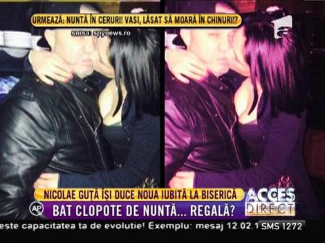 Nicolae Guţă își duce noua iubită la biserică