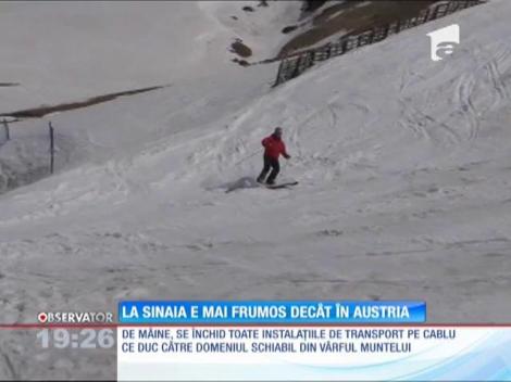 La Sinaia e mai frumos decât în Austria