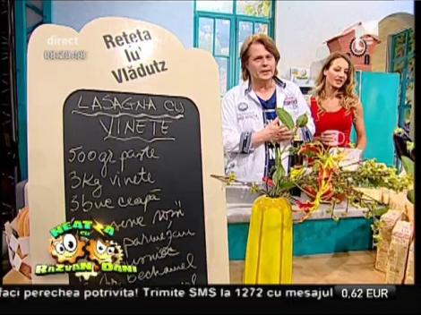 Reţeta lui Vlădutz: Lasagna cu vinete
