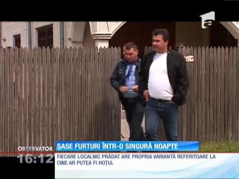 Şase furturi într-o singură noapte
