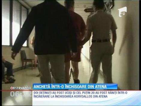 Altercaţie extrem de violentă într-o închisoare din Atena