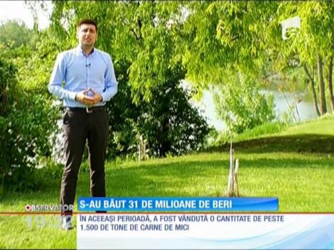 S-au băut 31 de milioane de beri