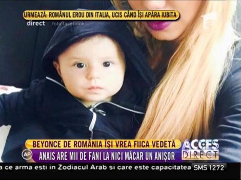 Beyonce de România îşi vrea fiica vedetă
