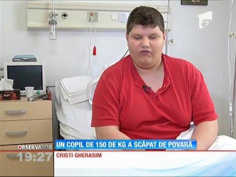 Un copil de 150 de kilograme a scăpat de povară