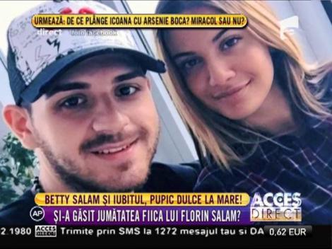 Betty Salam şi iubitul, pupic dulce la mare!