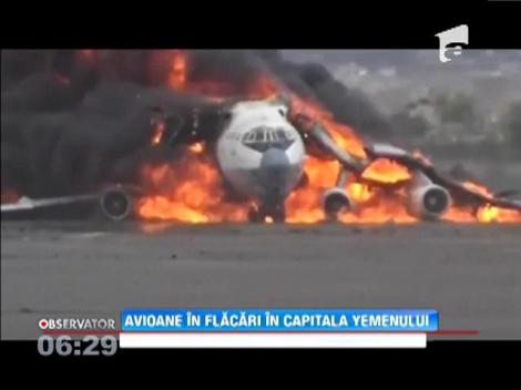 Avioane civile bombardate în Yemen
