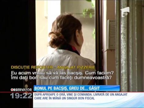 Bonul pentru bacşiş, o raritate printre comercianţi