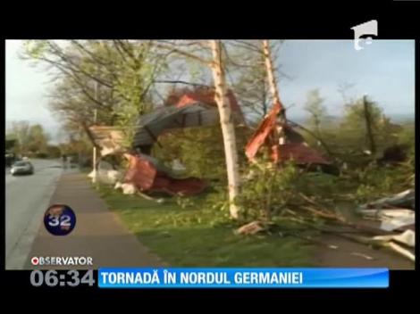 Orăşel din nordul Germaniei distrus de o tornadă