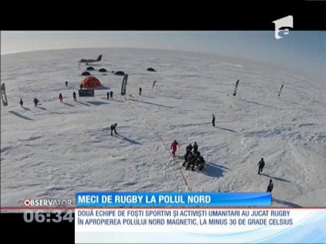 Meci de rugby la Polul Nord