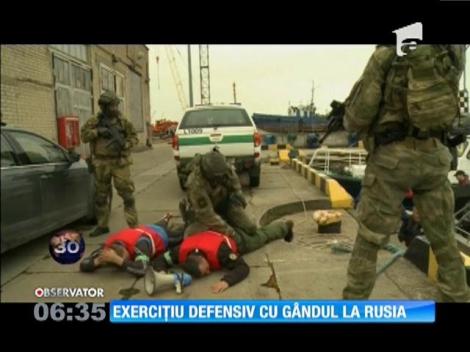 Exercițiu defensiv de amploare în Lituania, inspirat din ocuparea Crimeei