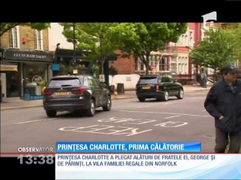 Prinţesa Charlotte, prima călătorie