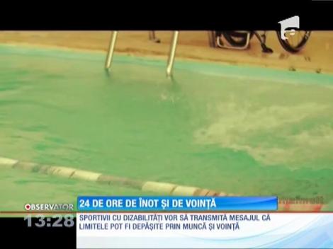 24 de ore de înot şi de voinţă