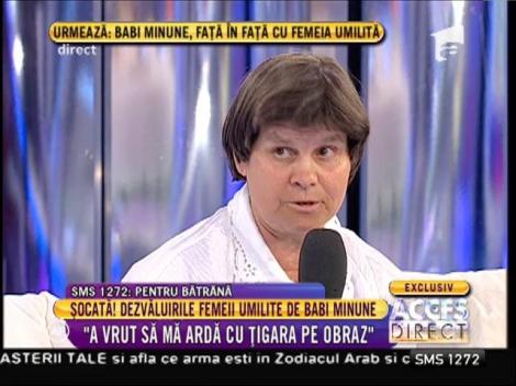 Dezvăluirile femeii umilite de Babi Minune: "A vrut să mă ardă cu țigara pe obraz!"